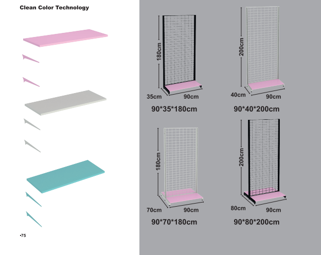 Pastelni okvirni police