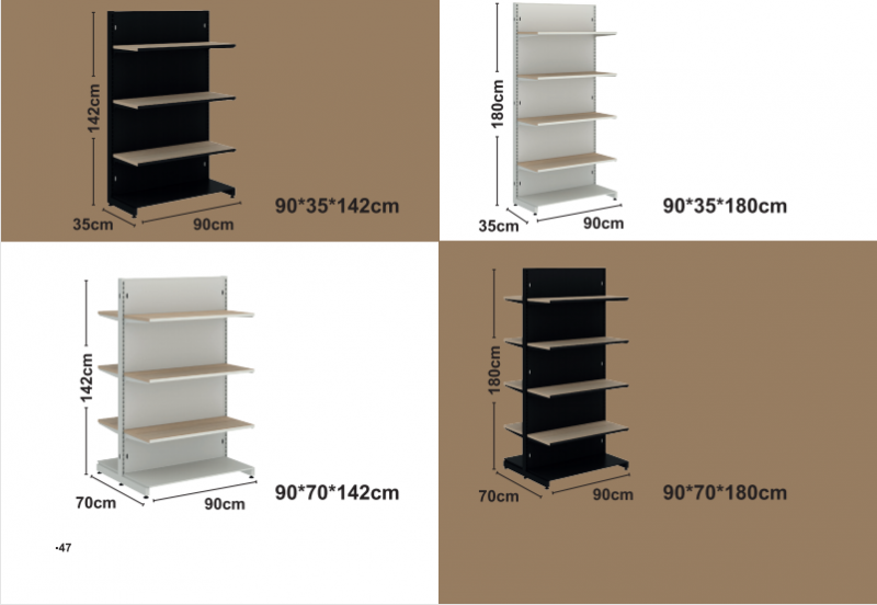 Čvrste drvene police